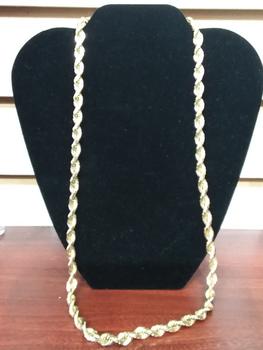 Rope chain yg 98.4 10k 25'' $3936