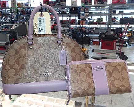 Coach Purse purple with wallet $60