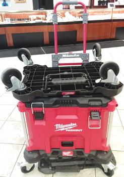 Milwaukee Packout with cart with wheel and dolly $380