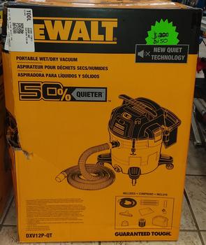 New Dewalt portable wet/dry vacuum $150